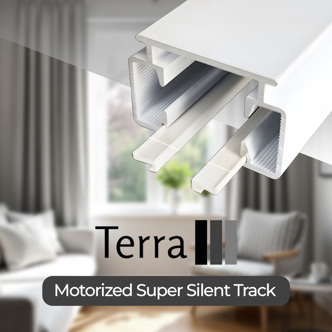Terra Motorized Silent Curtain Track