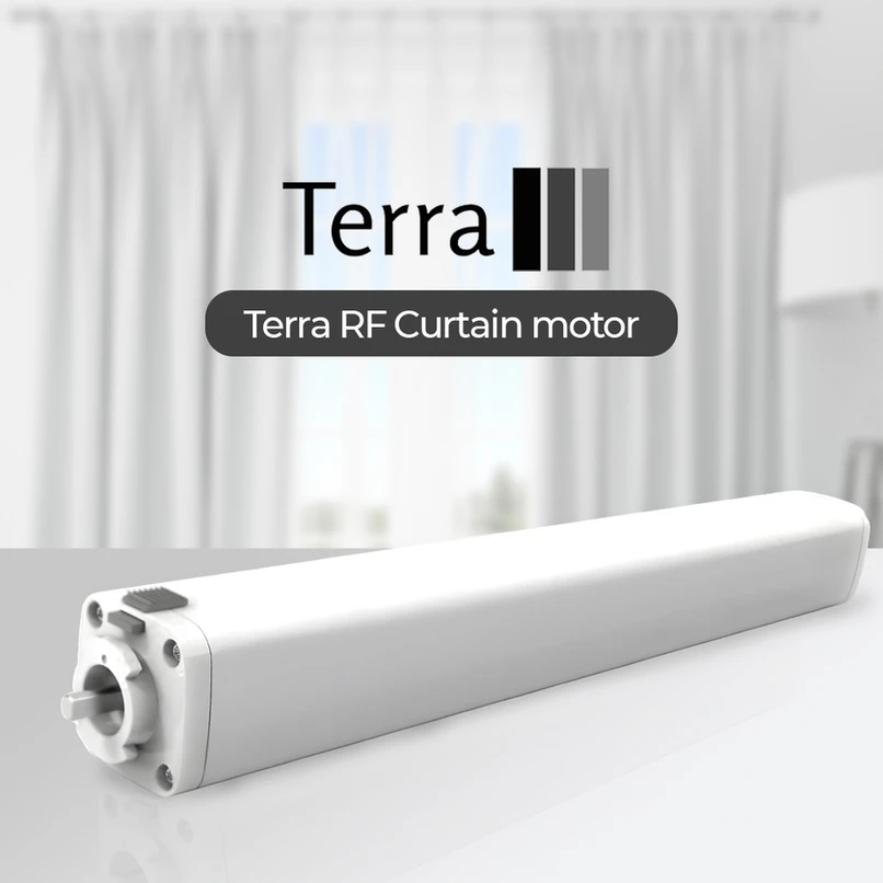 Terra RF Remote Control Curtain Motor